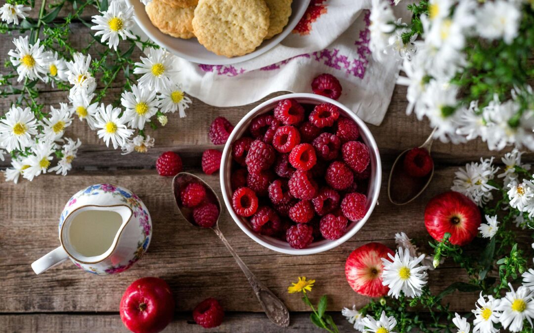 Fruits and Flower on Flowers